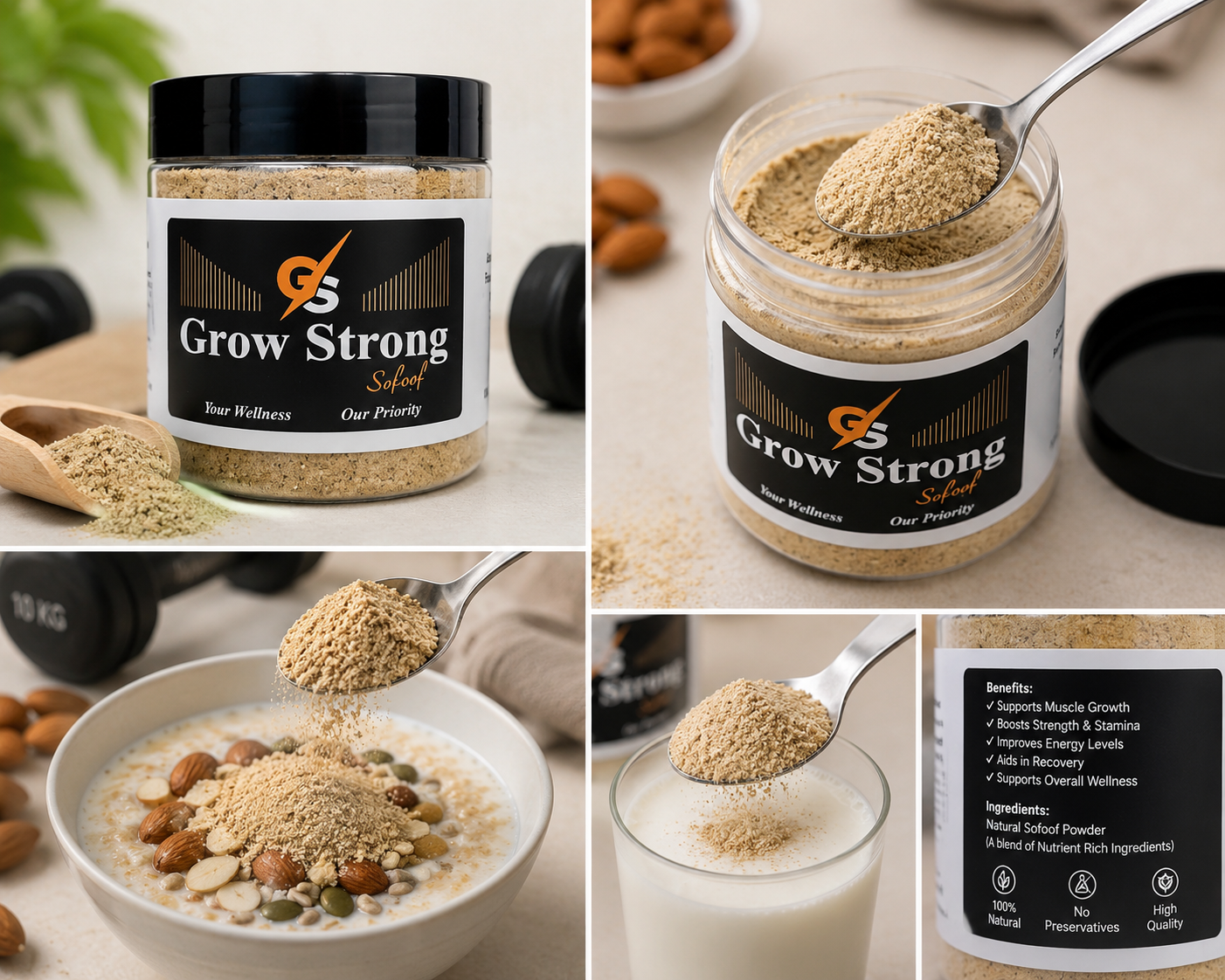 Grow Strong™ – Premium Herbal Wellness Formula for Vitality, Stamina & Performance Support